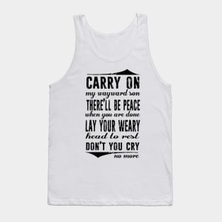 Spn Wayward sons (black version) Tank Top